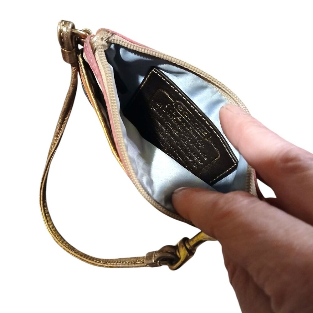 Coach multicolor wristlet - Picture 5 of 5